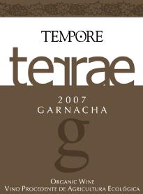 Imagen de TEMPORE TERRAE 2007 GARNACHA G ORGANIC WINE VINO PROCEDENTE DE AGRICULTURA ECOLOGICA