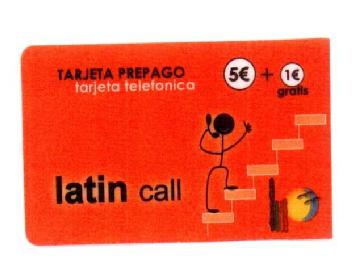 Imagen de LATIN CALL TARJETA PREPAGO TARJETA TELEFONICA