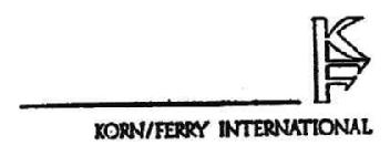 Imagen de KF KORN/FERRY INTERNATIONAL