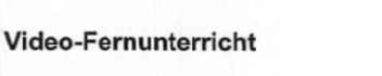 Imagen de VIDEO-FERNUNTERRICHT