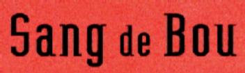 Imagen de SANG DE BOU