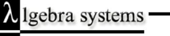 Imagen de ALGEBRA SYSTEMS