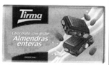 Imagen de TIRMA CHOCOLATE CON LECHE ALMENDRAS ENTERAS DESDE 1941
