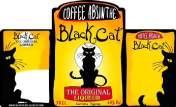 Imagen de COFFEE ABSINTHE BLACK CAT THE ORIGINAL LIQUEUR