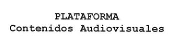 Imagen de PLATAFORMA CONTENIDOS AUDIOVISUALES