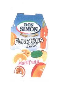 Imagen de DON SIMON, FRUTAS, LECHE, FUNCIONA MAX, MULTIFRUTA