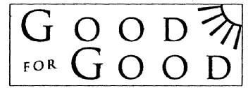 Imagen de GOOD FOR GOOD