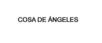 Imagen de COSA DE ANGELES
