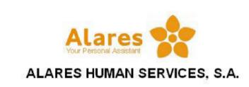 Imagen de ALARES YOUR PERSONAL ASSISTANT ALARES HUMAN SERVICES, S.A