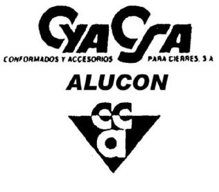 Imagen de CYACSA CONFORMADOS Y ACCESORIOS PARACIERRES, S.A. ALUCON CCA