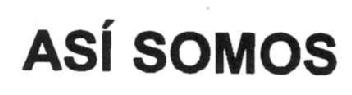 Imagen de ASI SOMOS