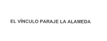Imagen de EL VINCULO PARAJE LA ALAMEDA