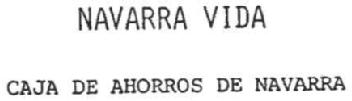 Imagen de NAVARRA VIDA CAJA DE AHORROS DE NAVARRA