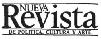 Imagen de NUEVA REVISTA DE POLITICA, CULTURA Y ARTE