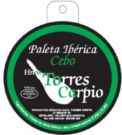 Imagen de HNOS TORRES CARPIO PALETA IBERICA CEBO