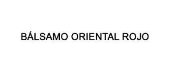 Imagen de BALSAMO ORIENTAL ROJO