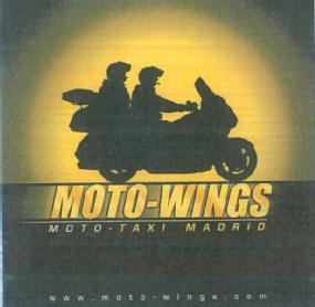 Imagen de MOTO-WINGS MOTO-TAXI MADRID WWW.MOTO-WINGS.COM