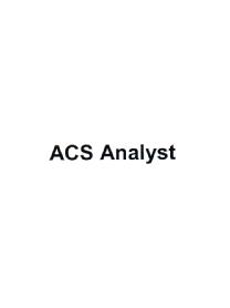 Imagen de ACS ANALYST