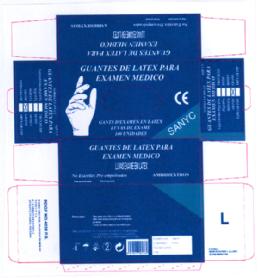 Imagen de SANYC GUANTES DE LATEX PARA EXAMEN MEDICO