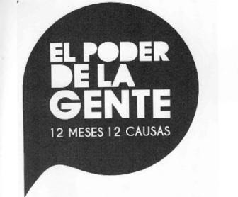 Imagen de EL PODER DE LA GENTE 12 MESES 12 CAUSAS