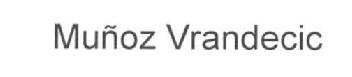 Imagen de MUÑOZ VRANDECIC
