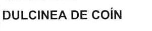 Imagen de DULCINEA DE COIN