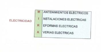 Imagen de ELECTRICIDAD MIRA MANTENIMIENTOS ELECTRICOS INSTALACIONES ELECTRICAS REFORMAS ELECTRICAS AVERIAS ELECTRICAS