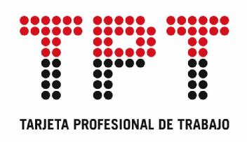 Imagen de TPT TARJETA PROFESIONAL DE TRABAJO