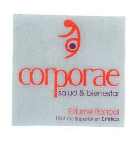 Imagen de CORPORAE SALUD & BIENESTAR EDURNE RONCAL TECNICO SUPERIOR EN ESTETICA