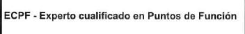 Imagen de ECPF - EXPERTO CUALIFICADO EN PUNTOS DE FUNCION