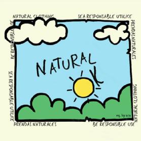 Imagen de NATURAL K SEA RESPONSABLE UTILICE PRENDAS NATURALES BE RESPONSIBLE USE NATURAL CLOTHING