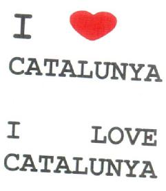 Imagen de I CATALUNYA I LOVE CATALUNYA