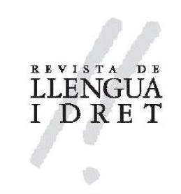 Imagen de REVISTA DE LLENGUA I DRET