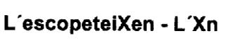 Imagen de L\'ESCOPETEIXEN - L\'XN