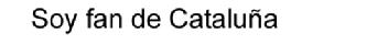 Imagen de SOY FAN DE CATALUÑA