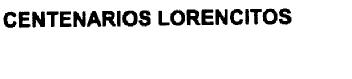 Imagen de CENTENERIOS LORENCITOS