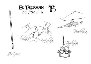 Imagen de EL TALISMAN DE SEVILLA TS JUSTICIA FORTALEZA PRUDENCIA TEMPLANZA