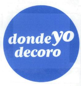 Imagen de DONDE YO DECORO
