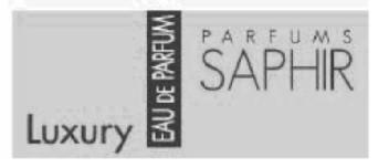 Imagen de LUXURY EAU DE PARFUMS SAPHIR