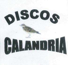 Imagen de DISCOS CALANDRIA