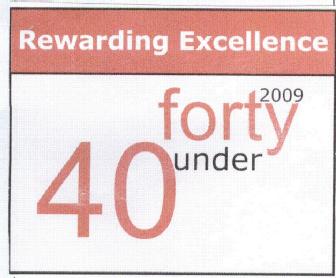 Imagen de REWARDING EXCELLENCE 2009 FORTY UNDER 40