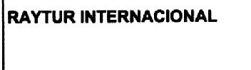 Imagen de RAYTUR INTERNACIONAL