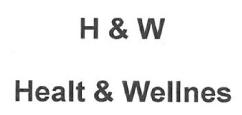 Imagen de H & W HEALT & WELLNES