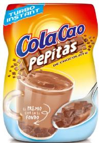 Imagen de COLA CAO CON PEPITAS DE CHOCOLATE TURBO INSTANT EL PREMIO ESTA EN EL FONDO