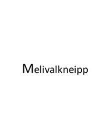 Imagen de MELIVALKNEIPP