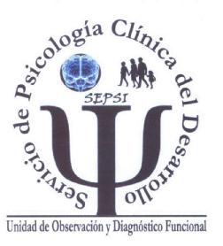 Imagen de SEPSI SERVICIO DE PSICOLOGIA CLINICA DEL DESEARROLLO UNIDAD DE OBSERVACION Y DIAGNOSTICO FUNCIONAL