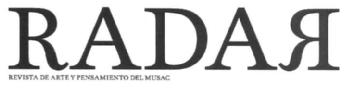 Imagen de RADAR REVISTA DE ARTE Y PENSAMIENTO DEL MUSAC
