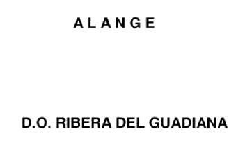 Imagen de ALANGE D.O. RIBERA DEL GUADIANA