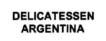 Imagen de DELICATESSEN ARGENTINA