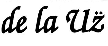 Imagen de DE LA UZ